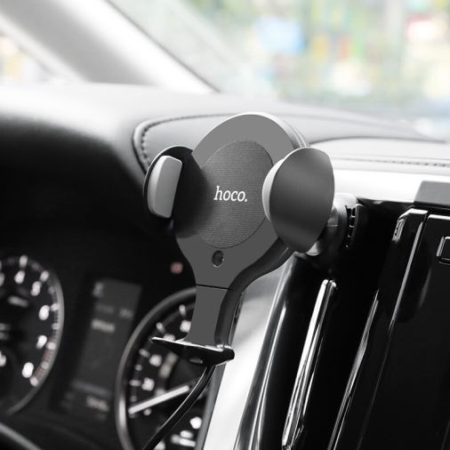 Car wireless charger «CA34 Elegant» air outlet and dashboard mount